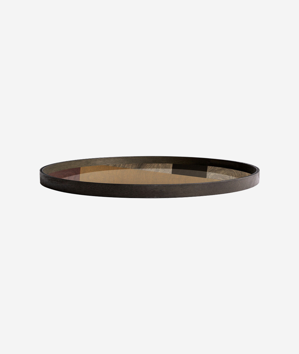 Circle Angle Glass Tray