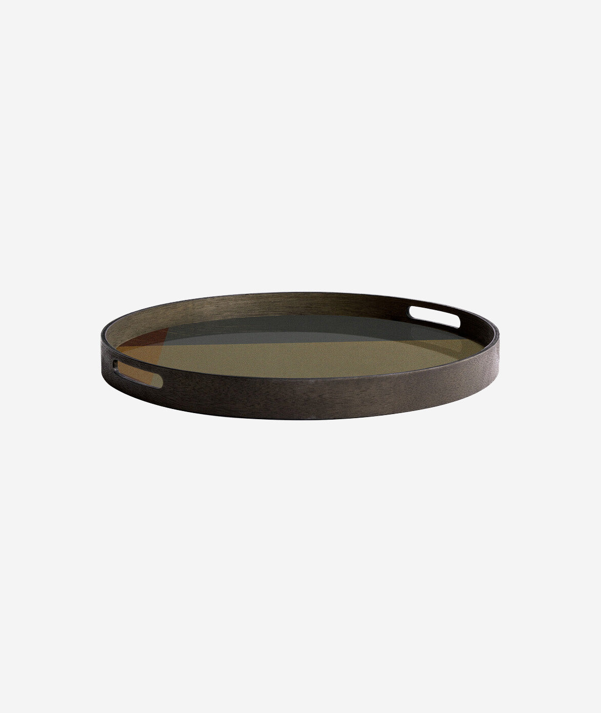 Circle Angle Glass Tray