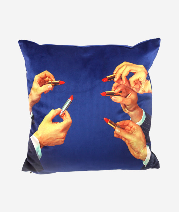 Lipsticks Pillow Seletti x Toiletpaper - BEAM // Design Store