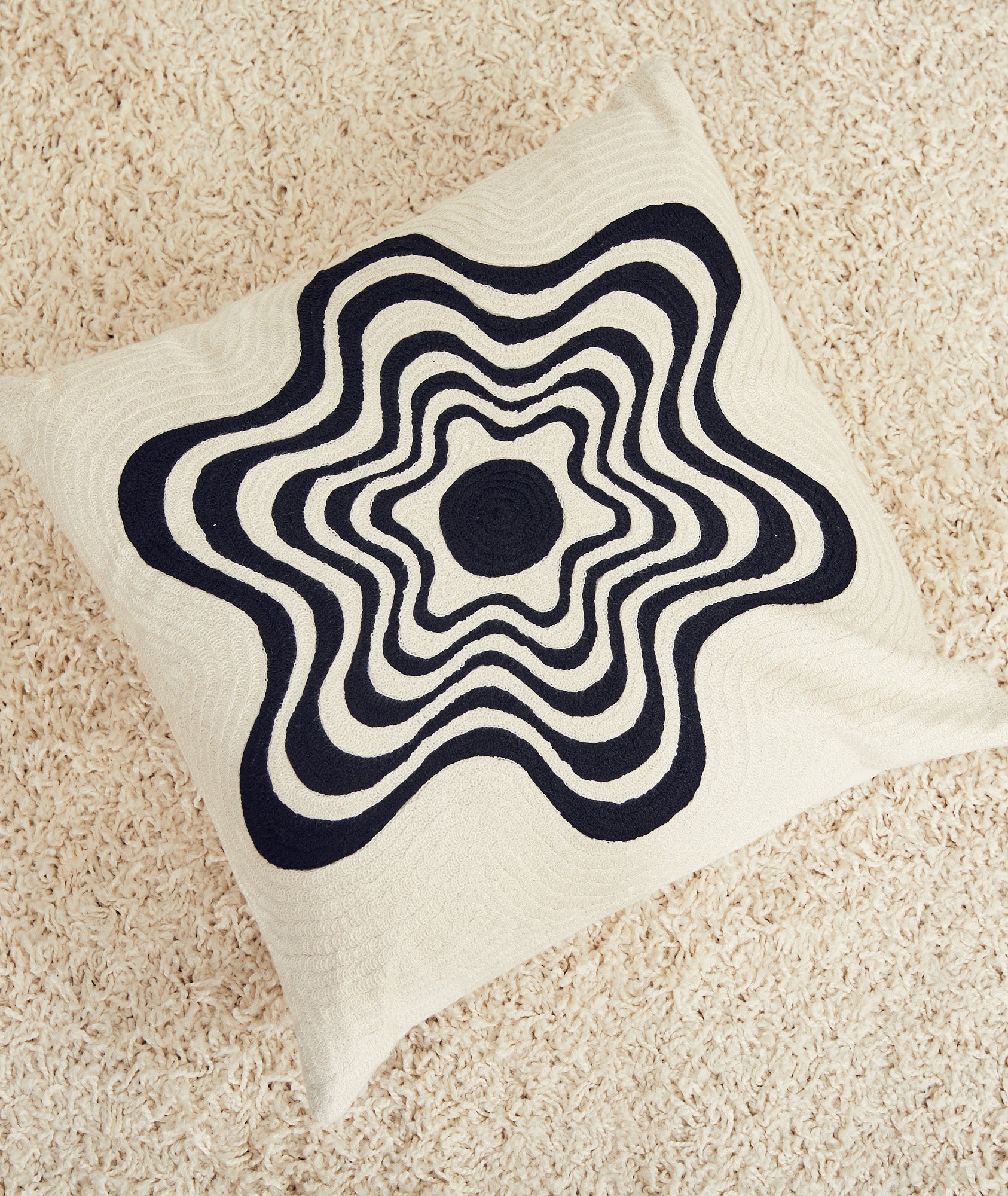 Flower Embroidered Pillow Dusen Dusen - BEAM // Design Store