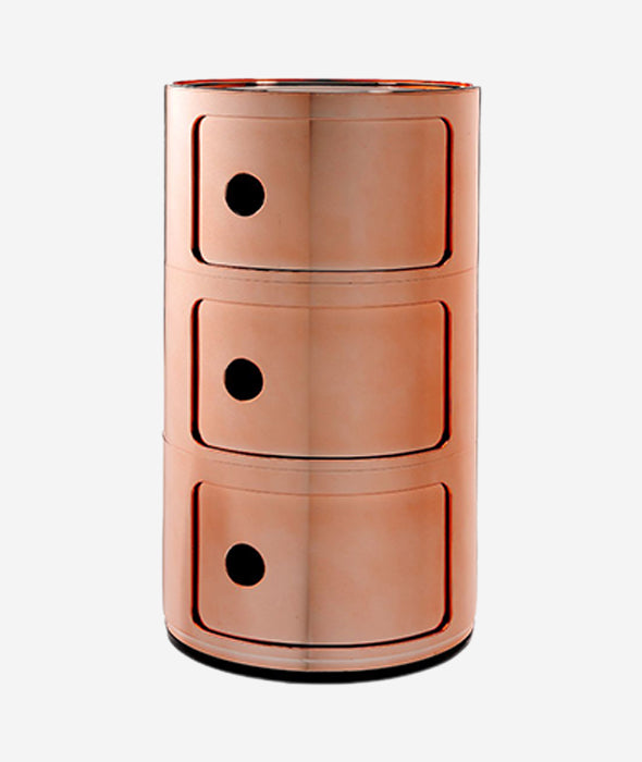 Componibili Metallic Side Table + Storage Unit - More Options