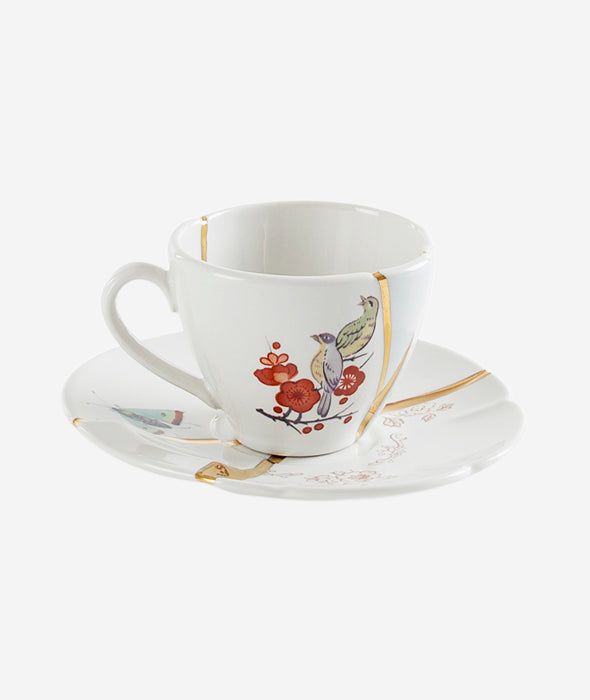 Kintsugi Espresso Cup with Saucer No. 2 Seletti - BEAM // Design Store