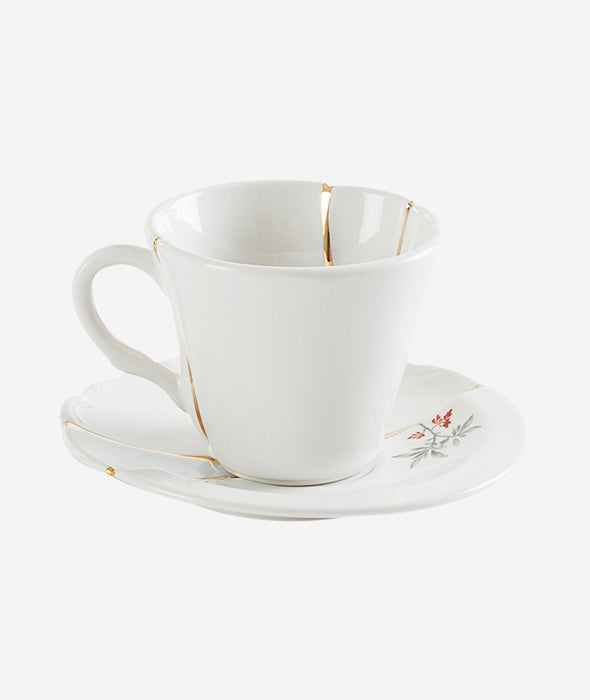 Kintsugi Espresso Cup with Saucer No. 3 Seletti - BEAM // Design Store