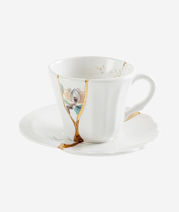 Kintsugi Espresso Cup with Saucer No. 3 Seletti - BEAM // Design Store