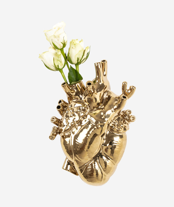 Love In Bloom Vase Gold Seletti - BEAM // Design Store