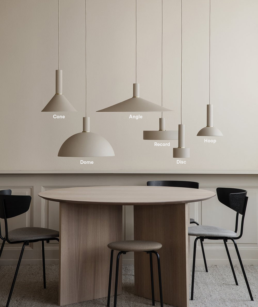 Collect Socket Pendant Lamp Shades - 6 Styles Ferm Living - BEAM // Design Store