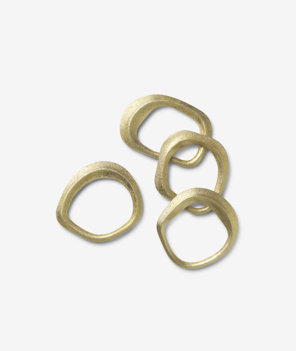 Flow Napkin Ring Set 4 Ferm Living - BEAM // Design Store