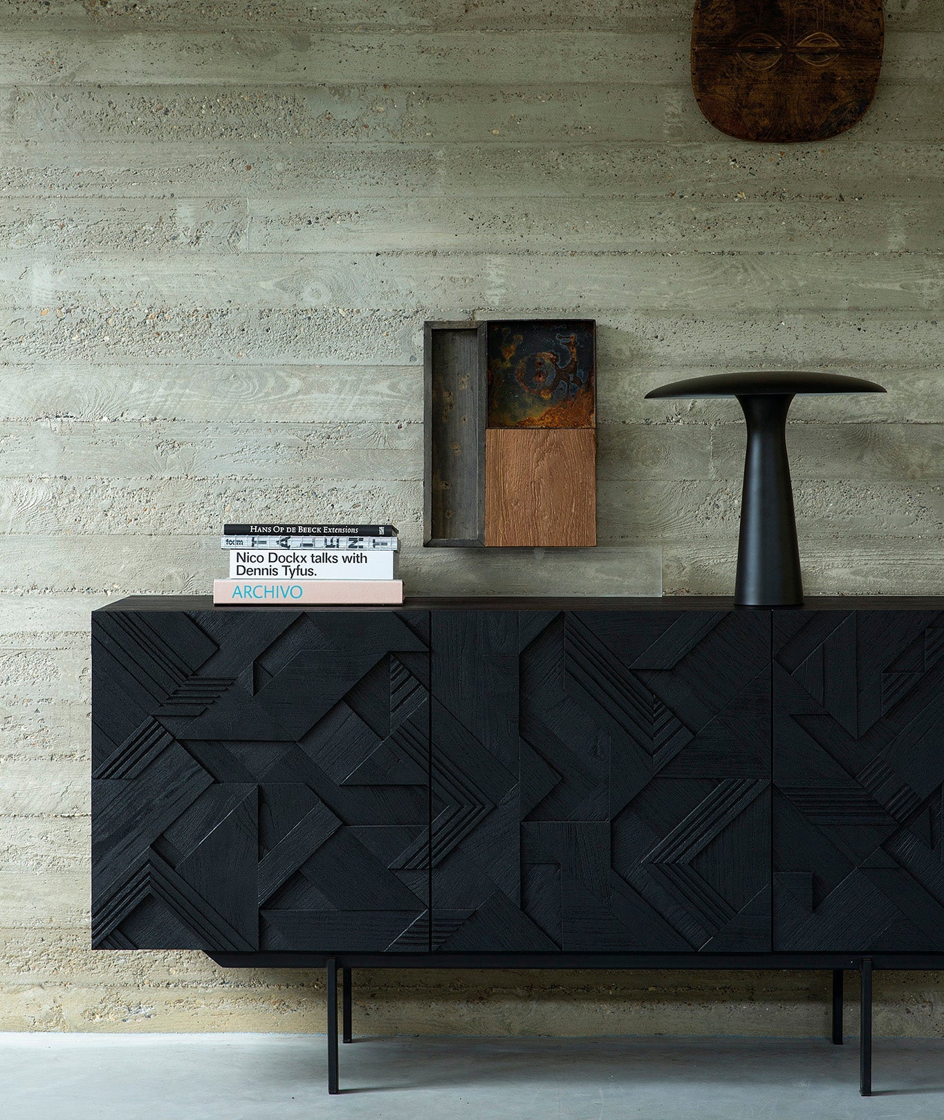 Graphic Sideboard - 3 Doors Ethnicraft - BEAM // Design Store