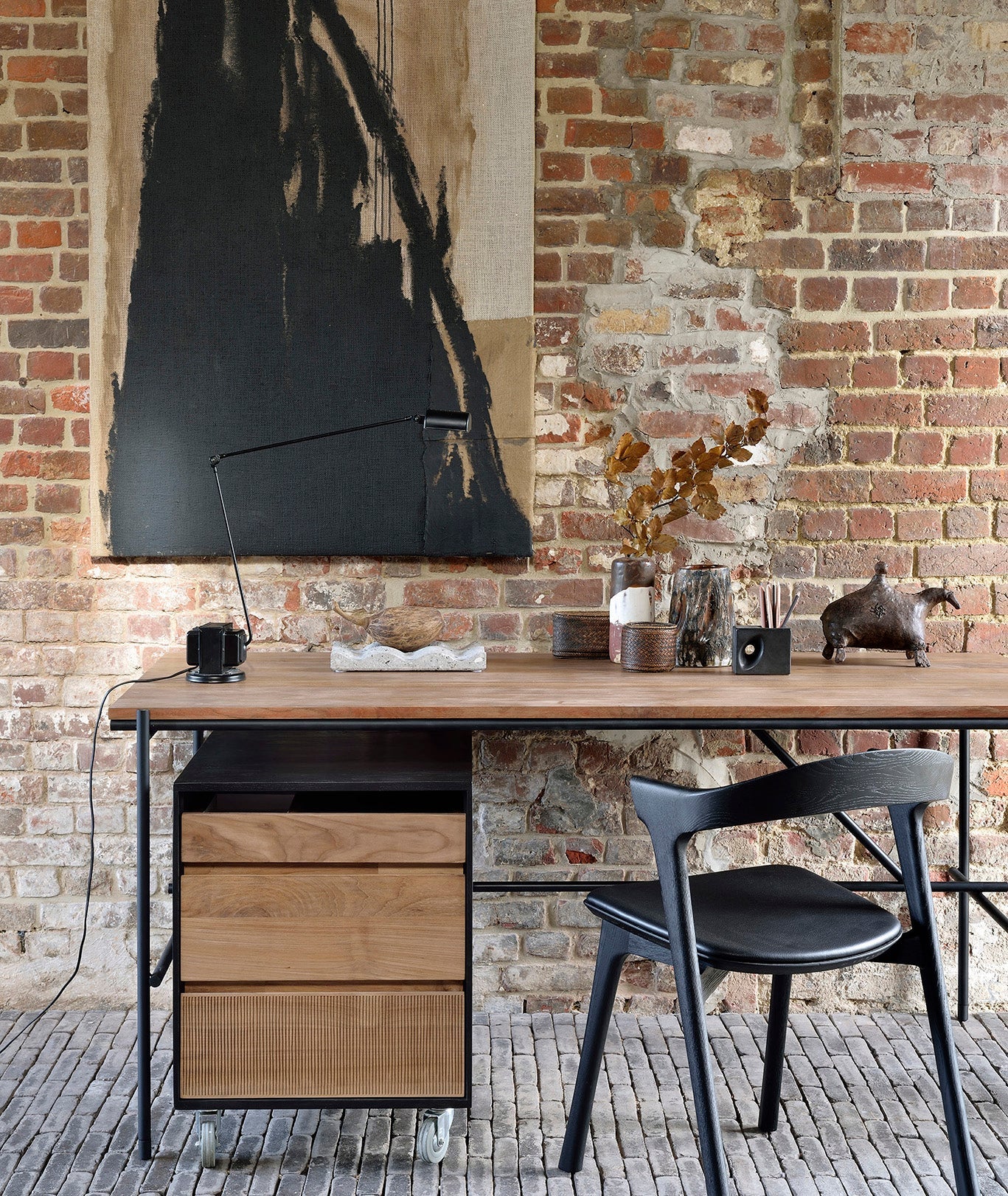 Bok Dining Chairs Leather - 2 Colors Ethnicraft - BEAM // Design Store