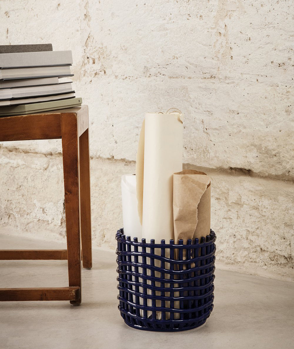 Ceramic Basket - 2 Colors Ferm Living - BEAM // Design Store