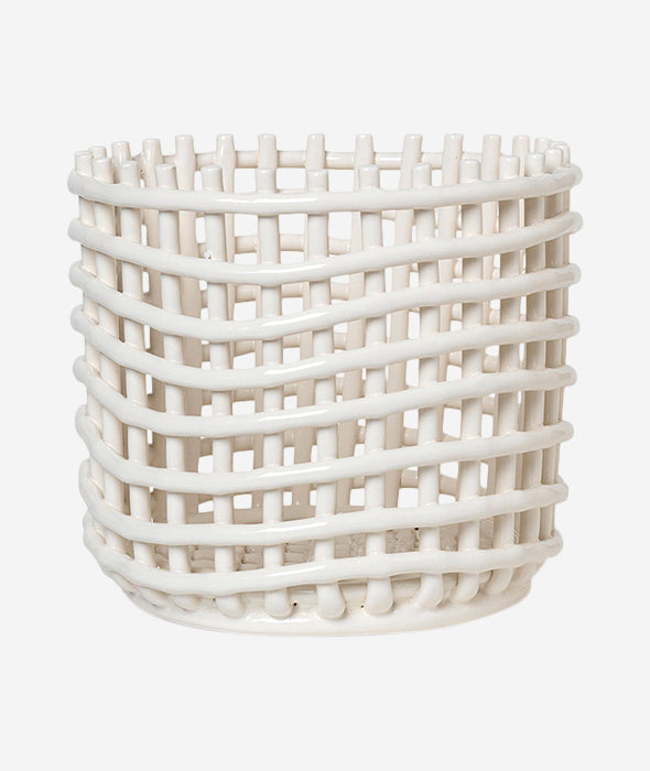 Ceramic Basket - 2 Colors Ferm Living - BEAM // Design Store