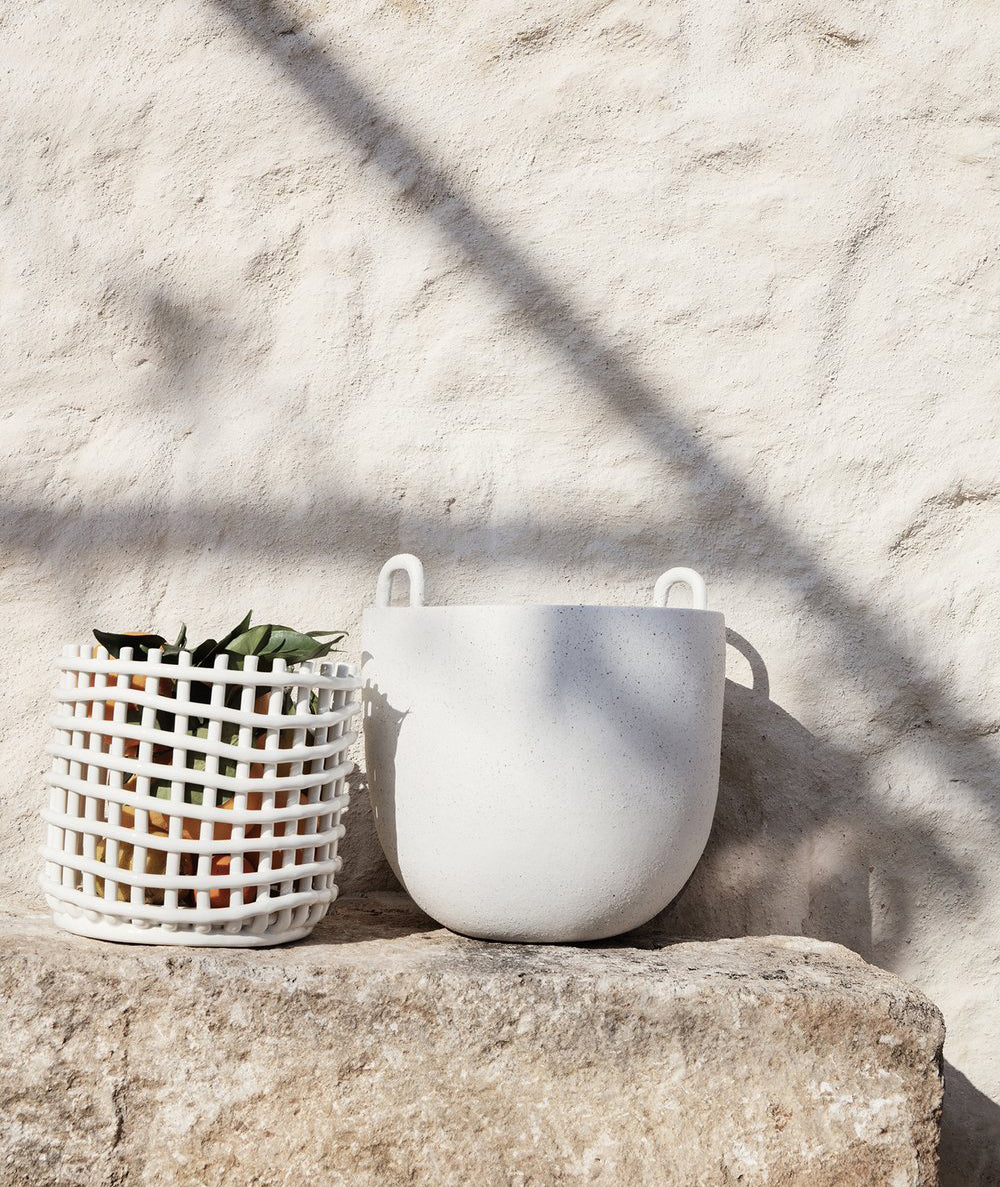 Ceramic Basket - 2 Colors Ferm Living - BEAM // Design Store