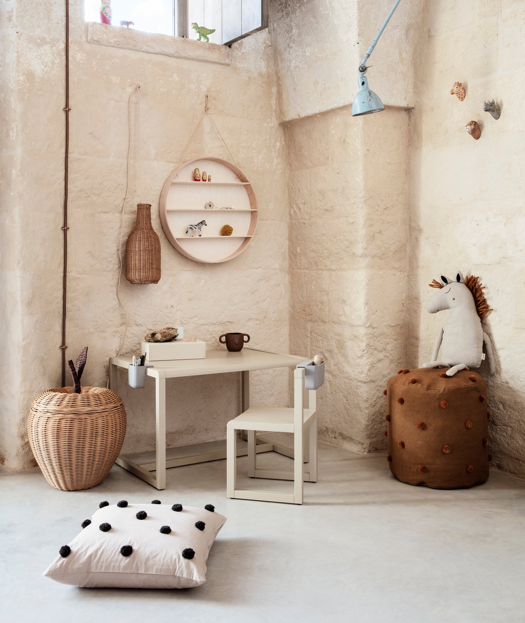 The Round Dorm Shelf Ferm Living - BEAM // Design Store