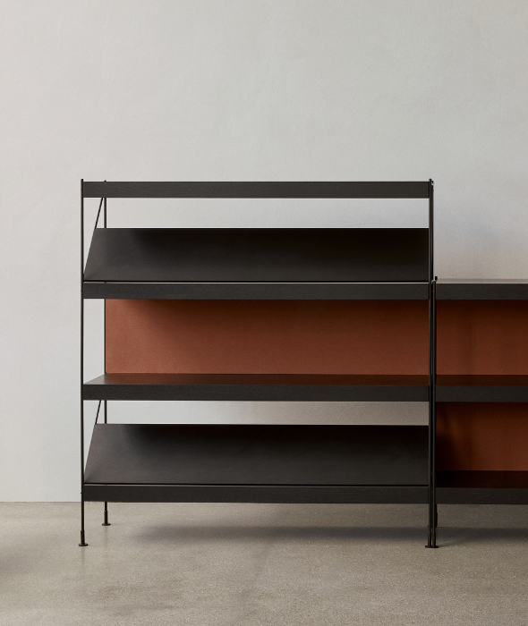 Zet Storage System - Back Panel and Magazine Shelf