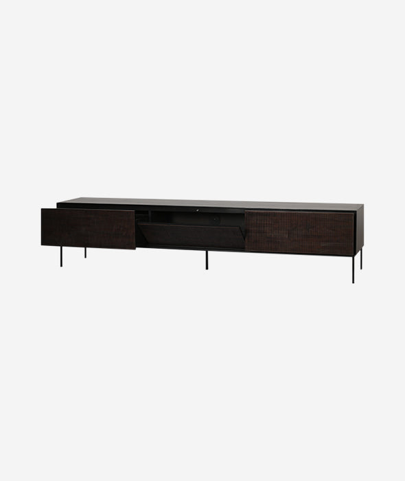 Teak Grooves TV Cupboard - 2 Sizes Ethnicraft - BEAM // Design Store