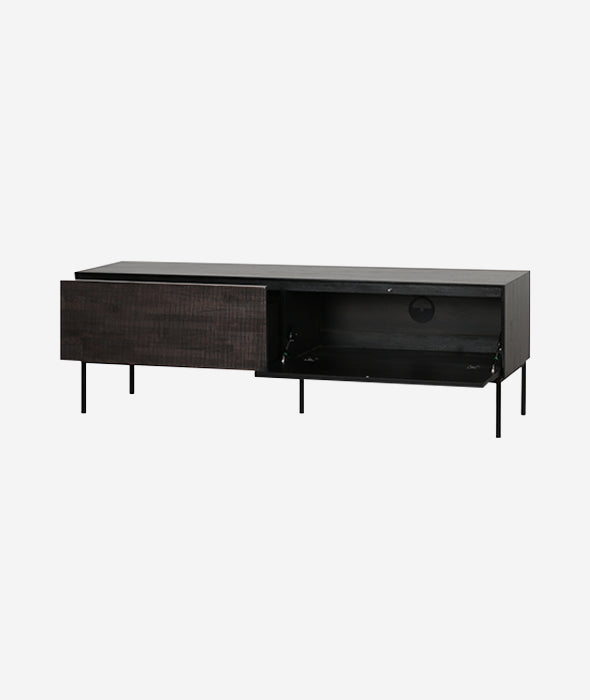 Teak Grooves TV Cupboard - 2 Sizes Ethnicraft - BEAM // Design Store