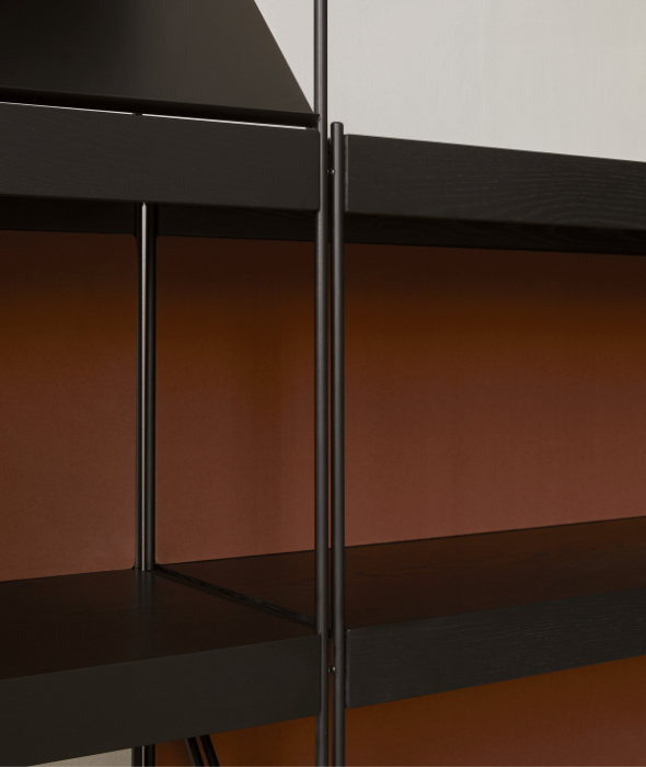 Zet Storage System - Back Panel and Magazine Shelf