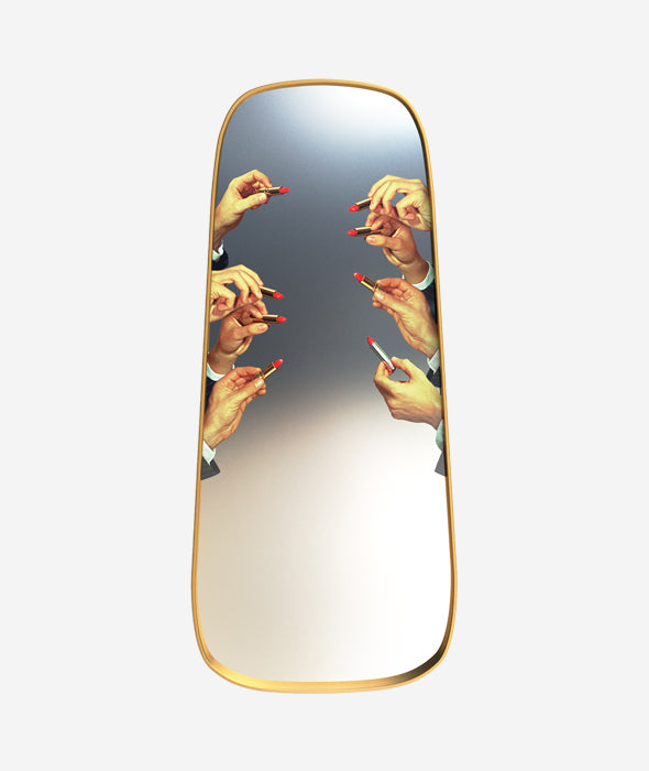 Toiletpaper Lipsticks Full Length Mirror Seletti x Toiletpaper - BEAM // Design Store