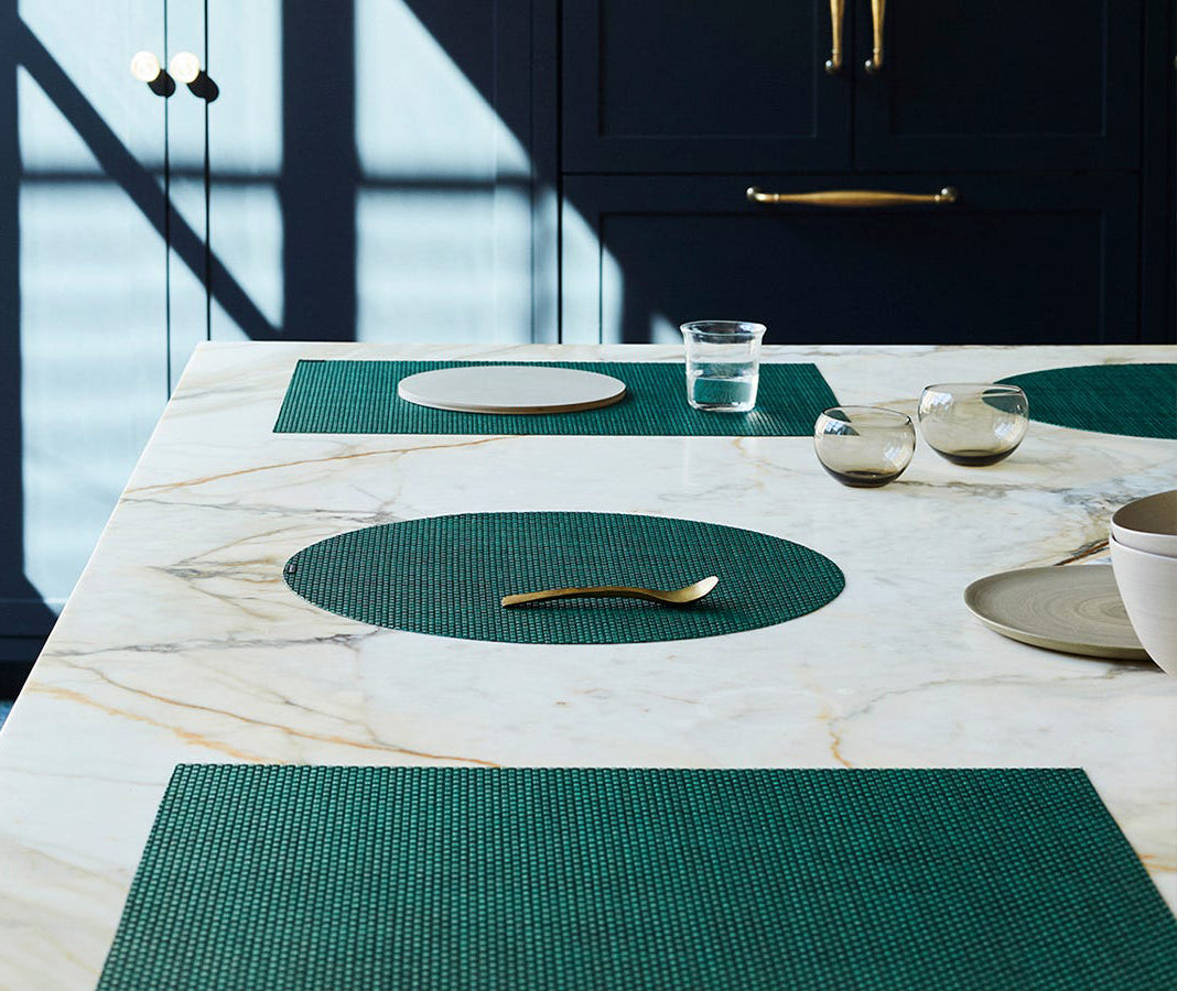 Basketweave Round Placemat Set/4 - More Options