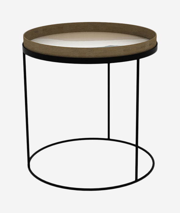 Round Tray Side Table - 2 Sizes Ethnicraft - BEAM // Design Store