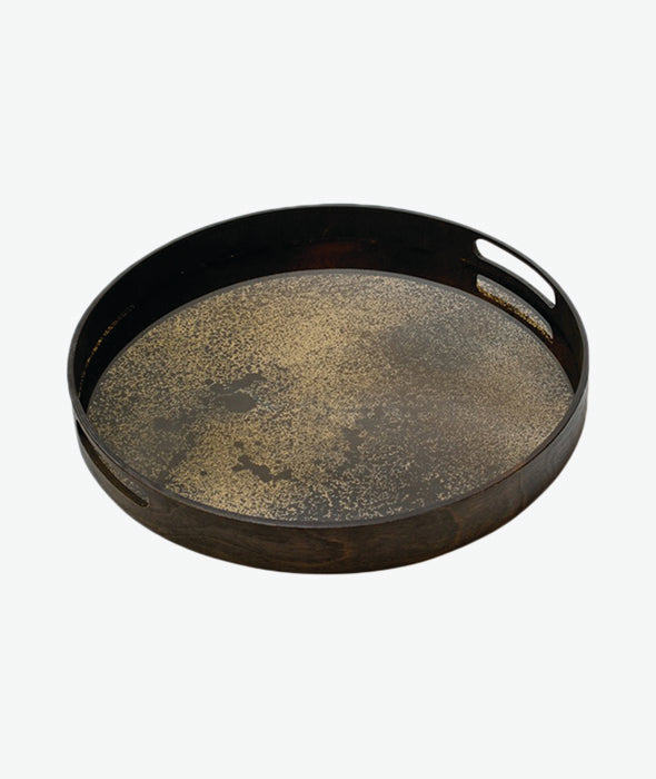 Aged Mirror Round Tray - 3 Colors Ethnicraft - BEAM // Design Store