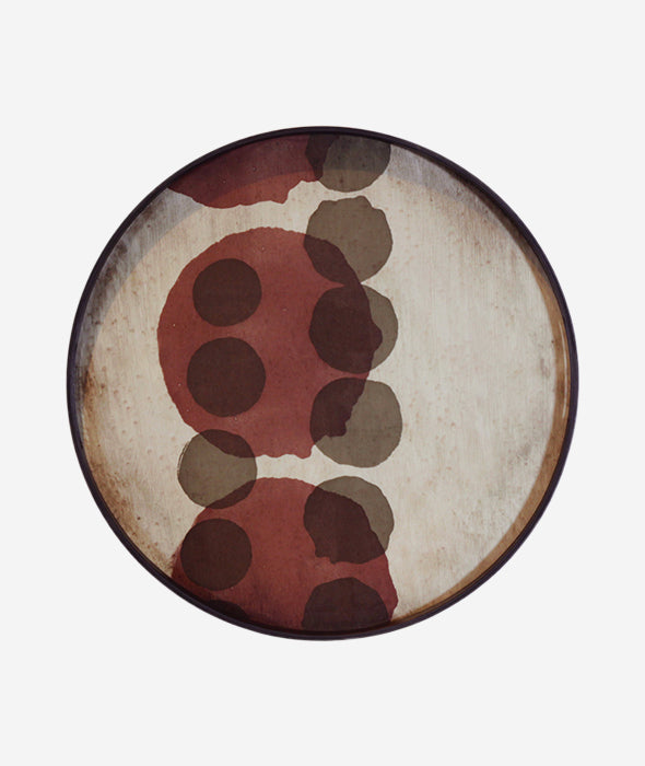 Dots Glass Round Tray - 4 Styles Ethnicraft - BEAM // Design Store