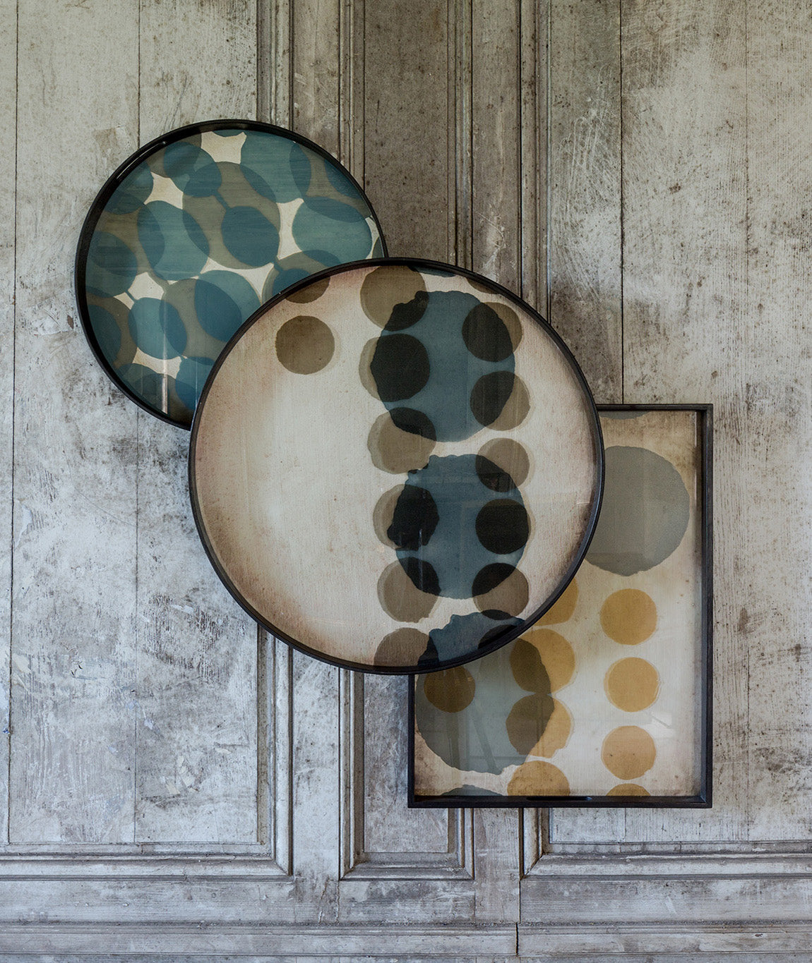 Dots Glass Round Tray - 4 Styles Ethnicraft - BEAM // Design Store