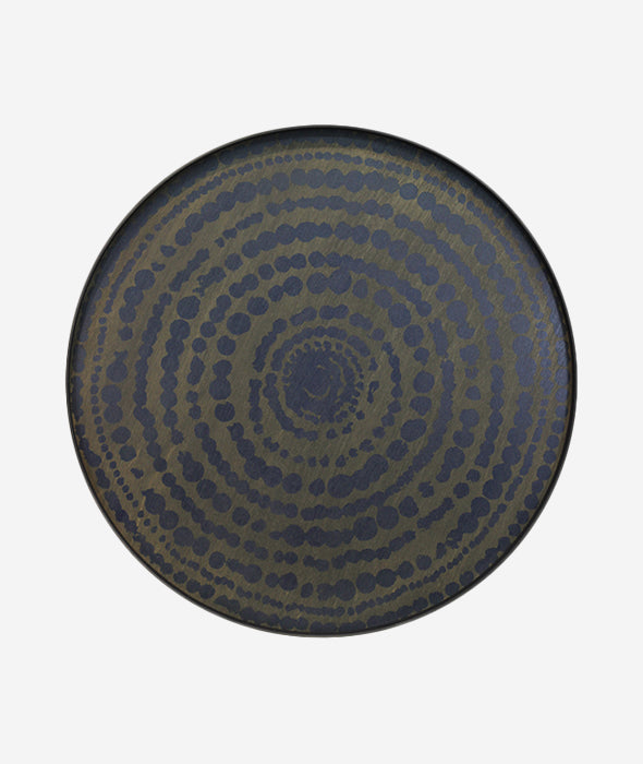 Graphic Wooden Round Tray - 6 Styles Ethnicraft - BEAM // Design Store