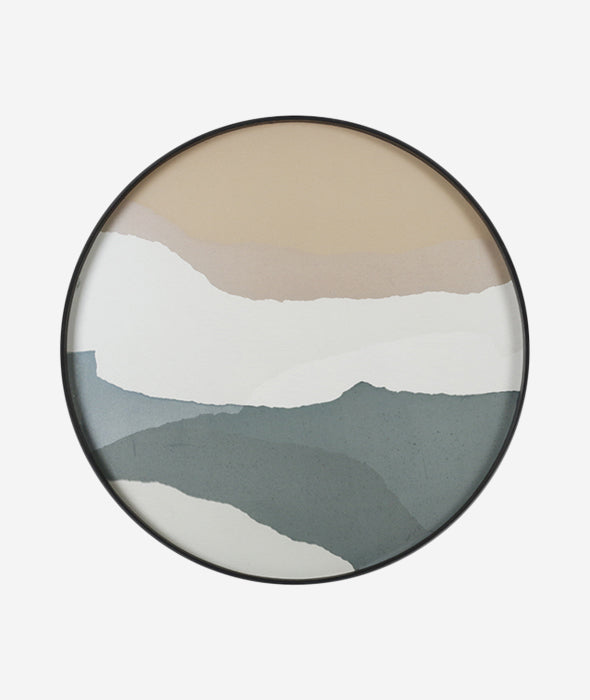 Wabi Sabi Glass Round Tray - More Options