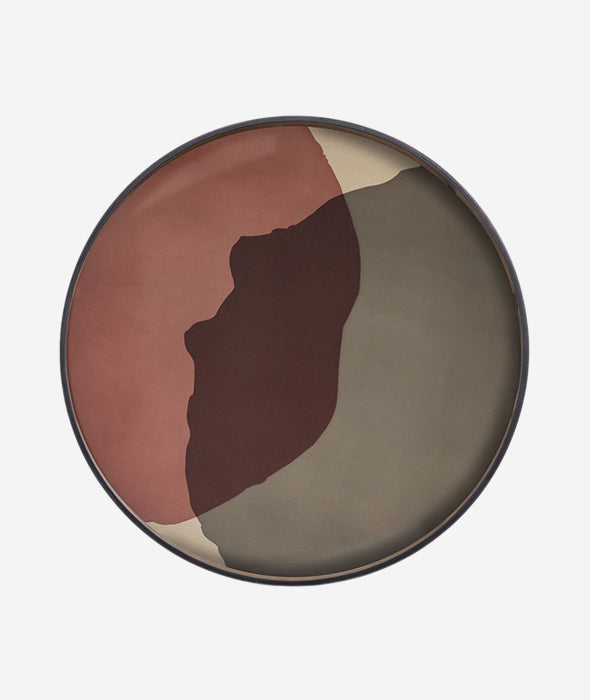 Dots Glass Round Tray - More Options