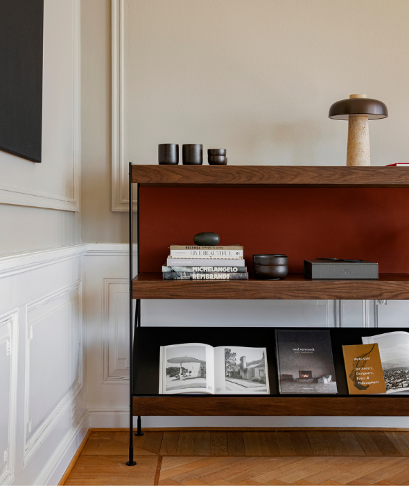 Zet Storage System - Back Panel and Magazine Shelf