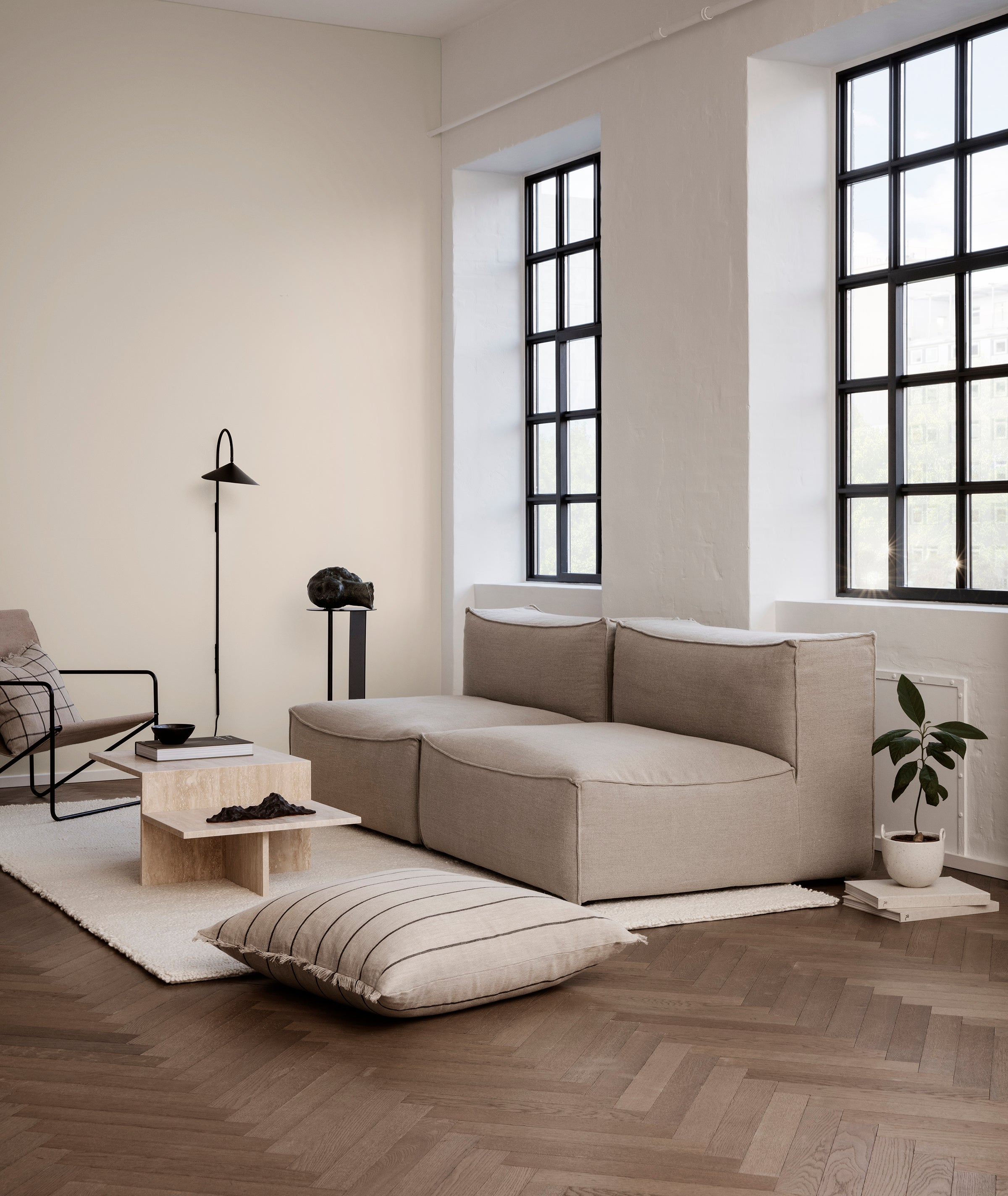 Catena Modular 2PC Armless Sectional - More Options
