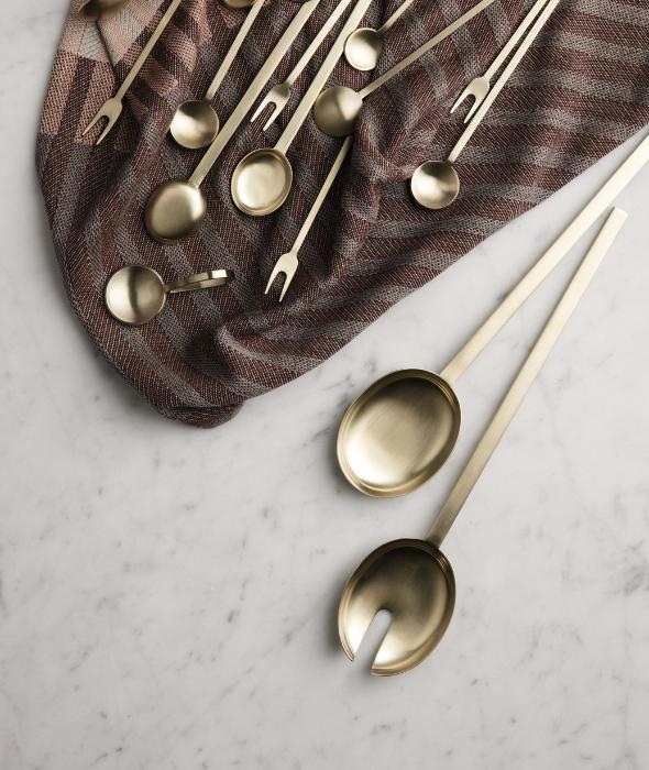 Fein Brass Salad Servers Ferm Living - BEAM // Design Store