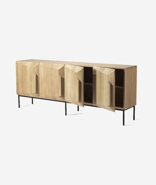 Oak Stairs Sideboard - 4 Doors Ethnicraft - BEAM // Design Store