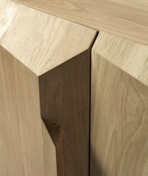 Oak Stairs Sideboard - 4 Doors Ethnicraft - BEAM // Design Store