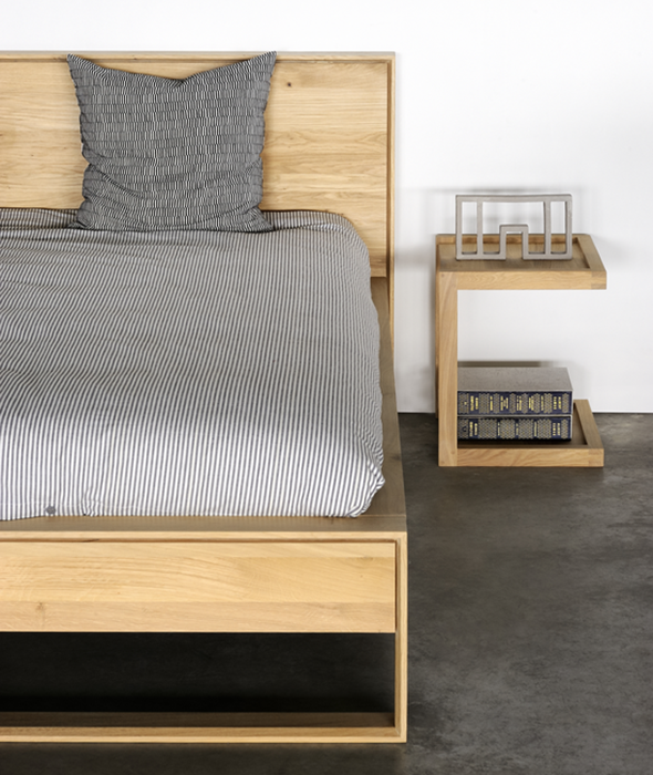 Oak Nordic II Bed - 2 Sizes Ethnicraft - BEAM // Design Store