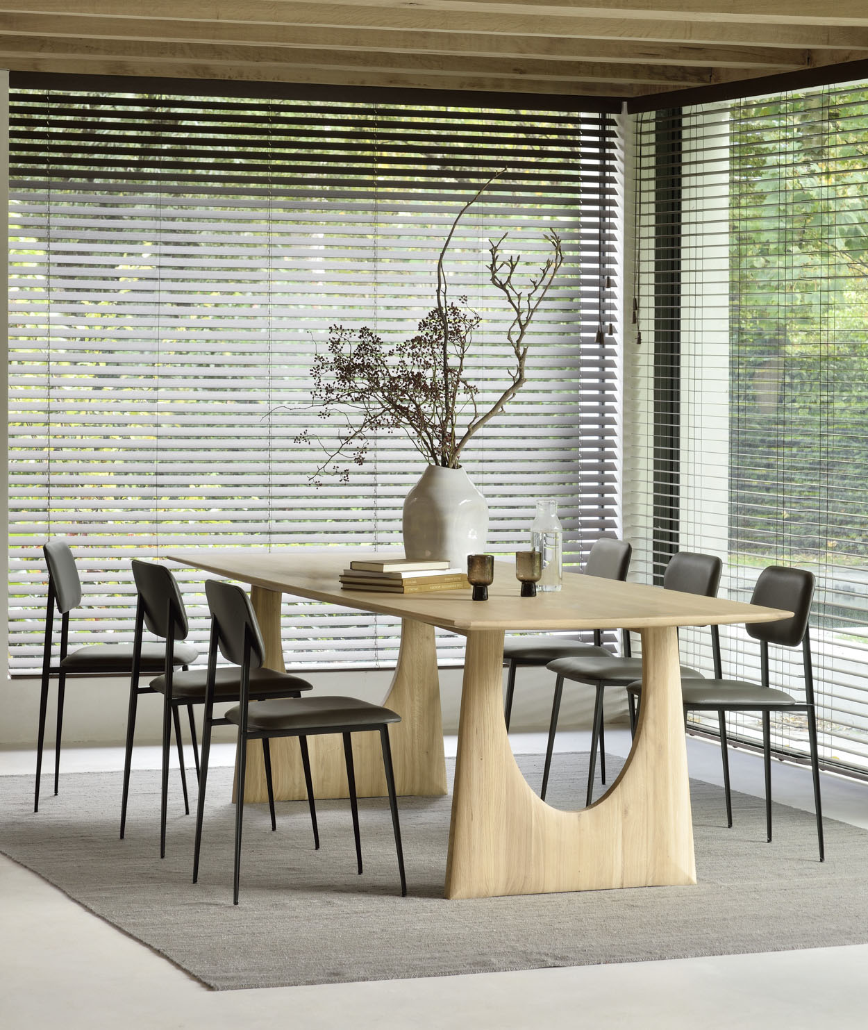 Geometric Rectangular Dining Table - More Options