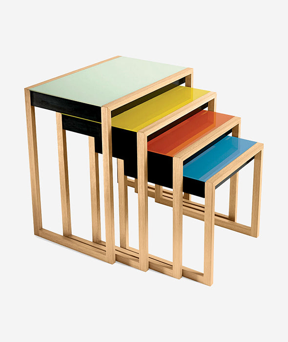 Josef Albers Nesting Table Set/4