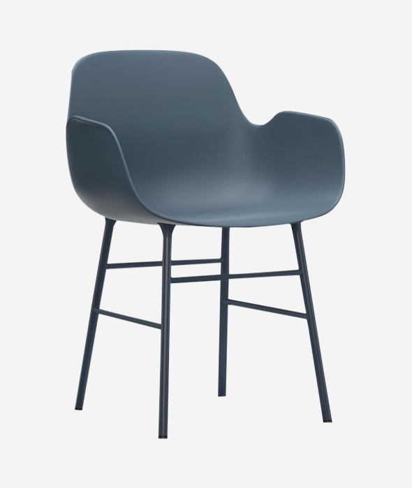 Form Dining Armchair Steel - More Options