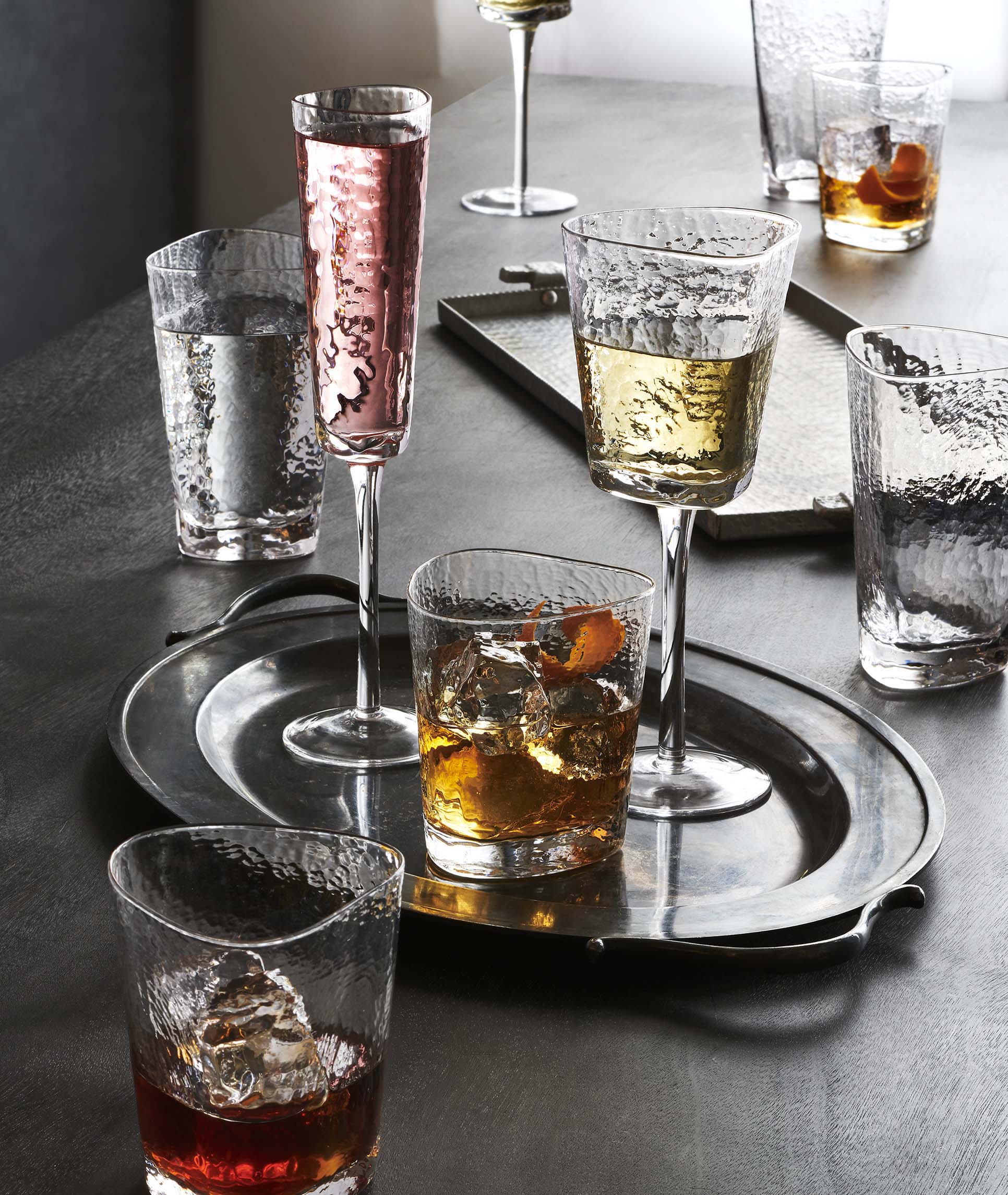 Serapha Champagne Flute Texture - BEAM // Design Store
