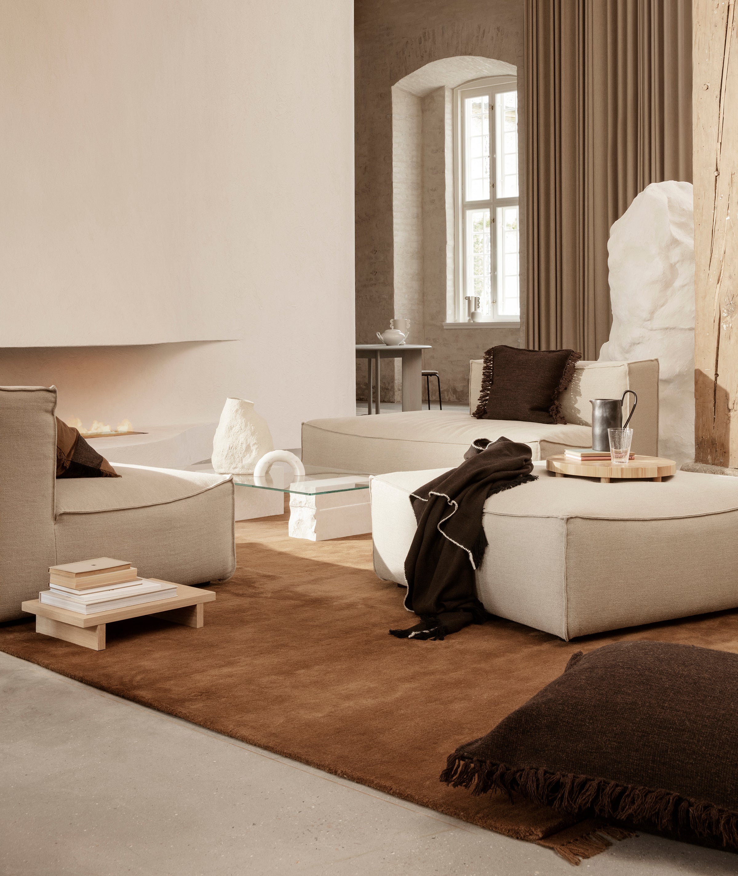 Catena Modular 2PC Armless Sectional - More Options