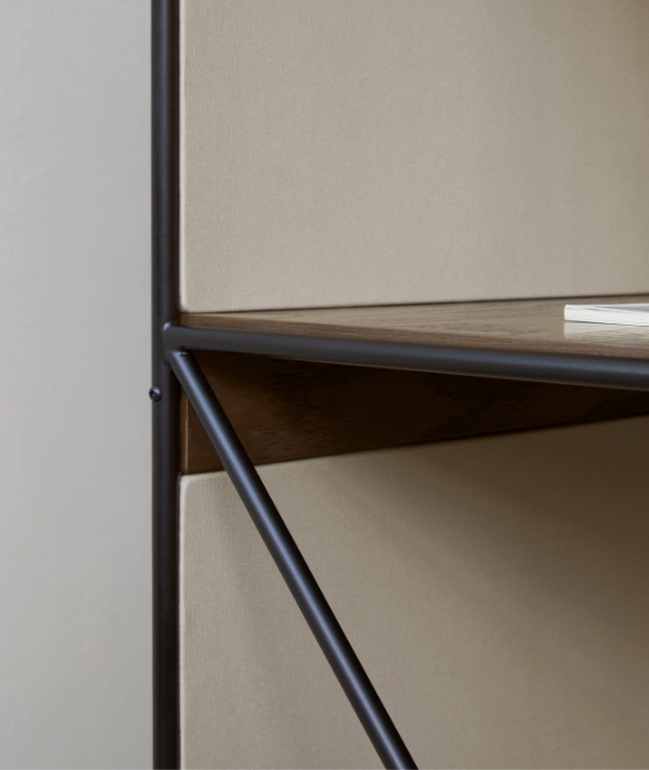 Zet Storage System - Back Panel and Magazine Shelf