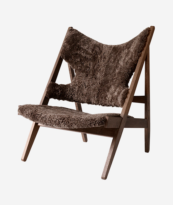 Knitting Lounge Chair Sheepskin - More Options
