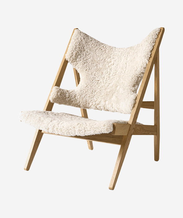 Knitting Lounge Chair Sheepskin - More Options