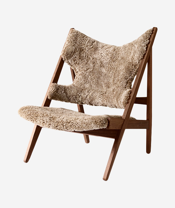 Knitting Lounge Chair Sheepskin - More Options