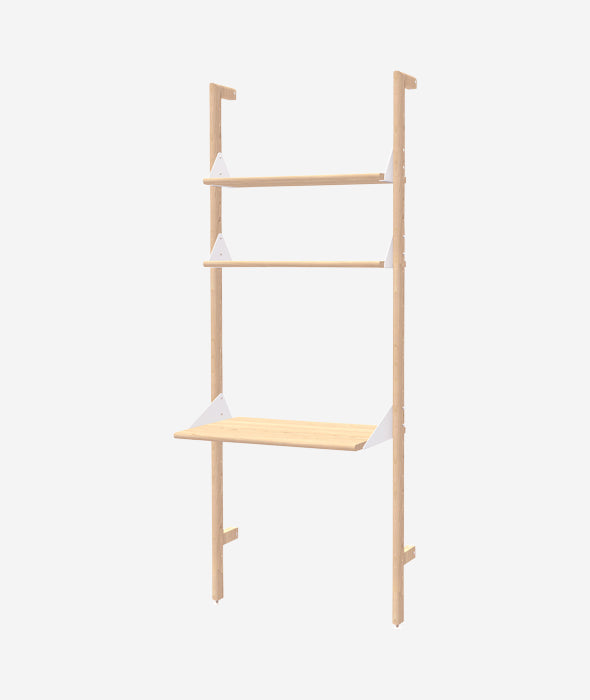 Branch 1 Shelving Unit with Desk - 3 Colors Gus* Modern - BEAM // Design Store