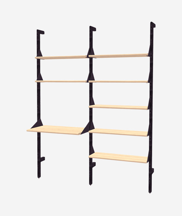 Branch 2 Shelving Unit with Desk - 3 Colors Gus* Modern - BEAM // Design Store