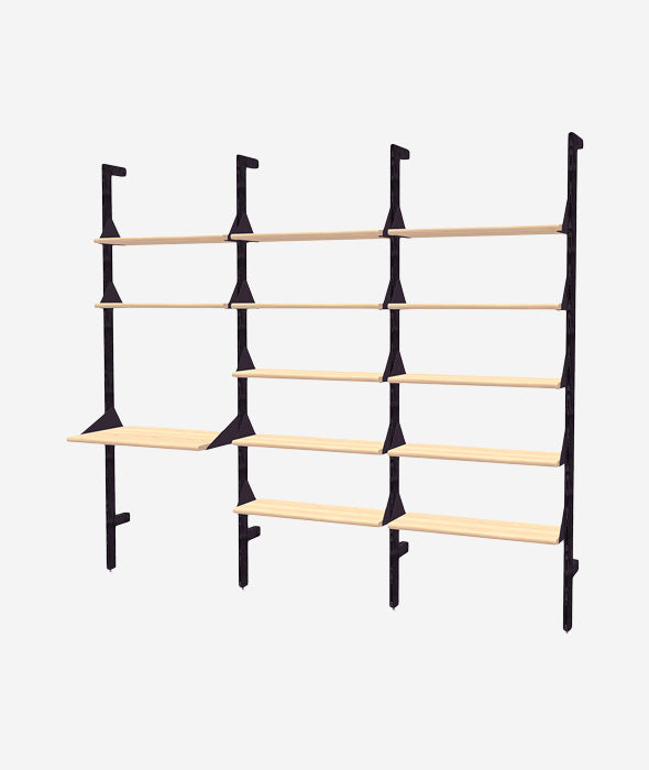 Branch 3 Shelving Unit with Desk - 3 Colors Gus* Modern - BEAM // Design Store