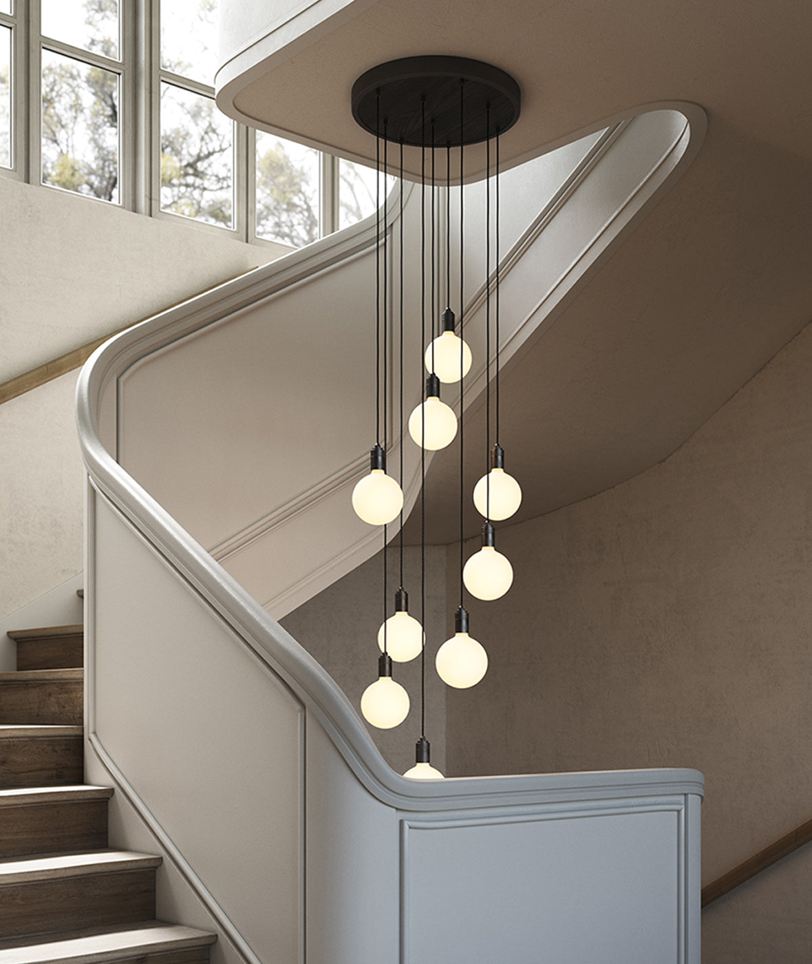 Nine Pendant Sphere IV Lamp - More Options