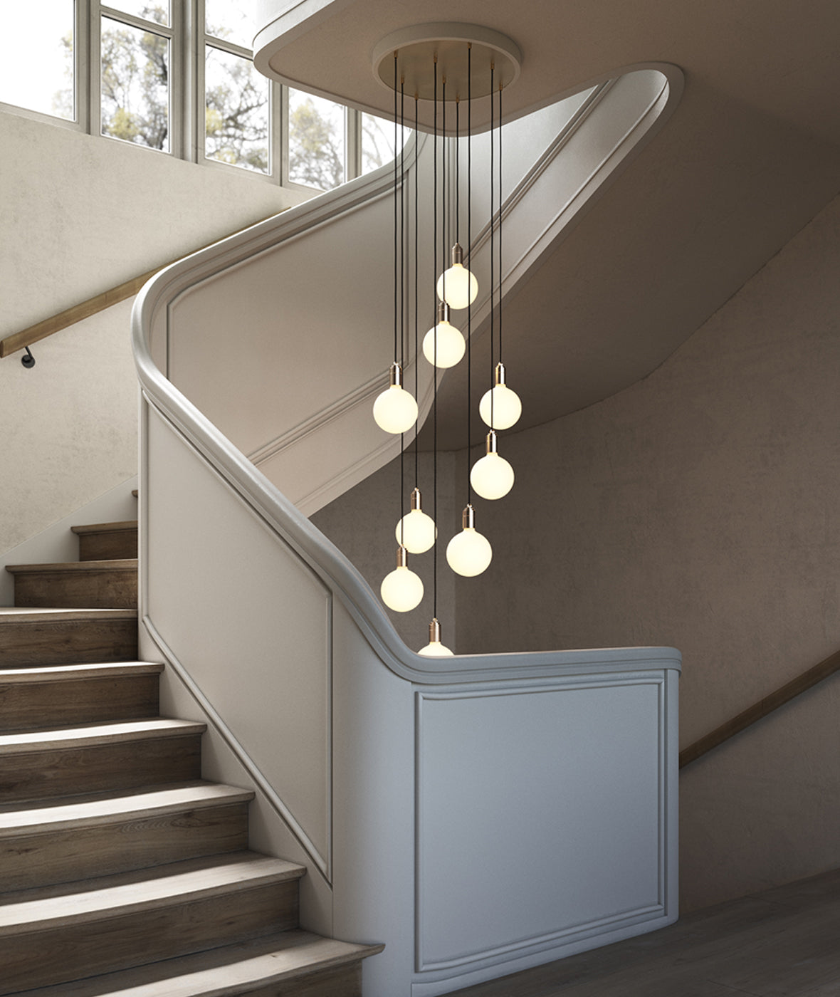 Nine Pendant Sphere IV Lamp - More Options